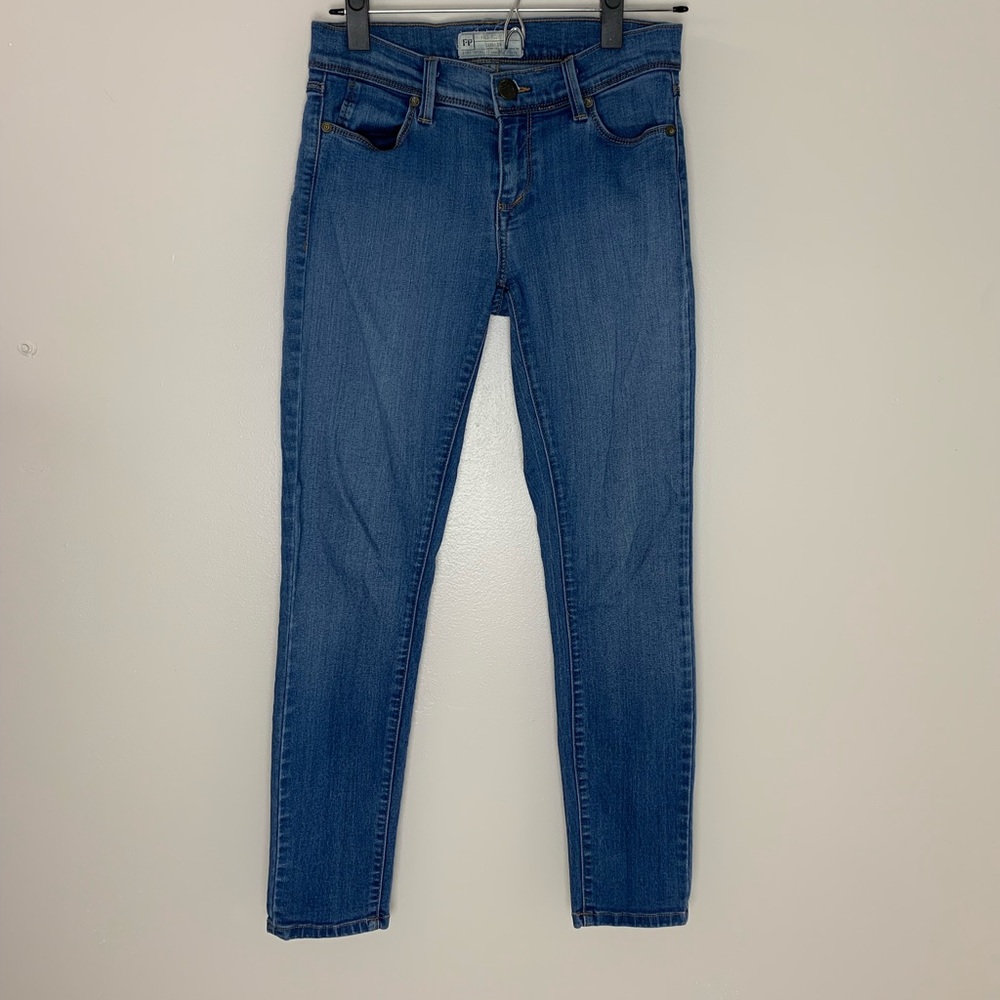 Free People | Denim Skinny Jeans Jeggings mid rise